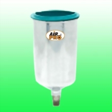 1 LITER ALUMINUM GRAVITY CUP w/MALE THREAD