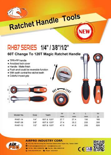 60T ~120T Ratchet Handle