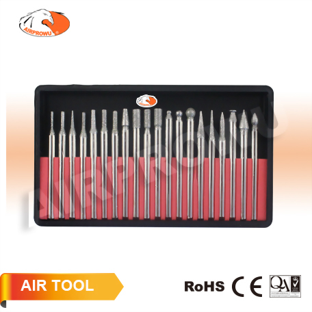 1/8" Shank Diamond Rotary File Set (20 PCS) 1/8" Shank Diamond Rotary File Set (20 PCS)