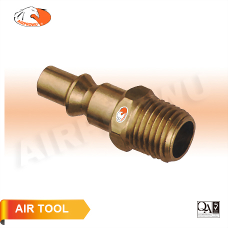 1/4" Male Brass Plug (ARO Type)
