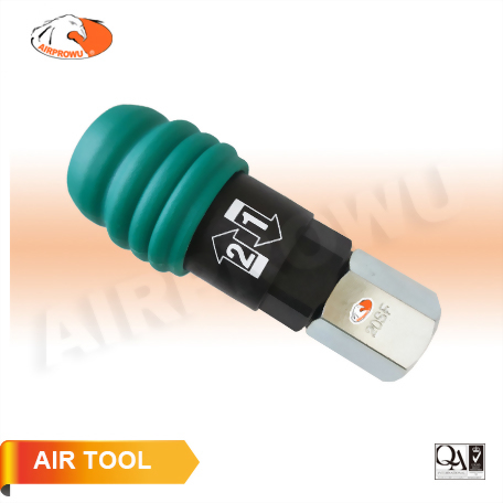 1/4" Female 2-Step Safety Coupler (Aro Type) 1/4" Female 2-Step Safety Coupler (Aro Type)