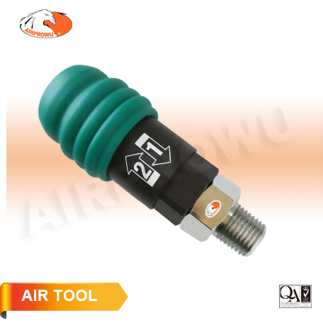 1/4" Male 2-Step Safety Coupler (Aro Type) 1/4" Male 2-Step Safety Coupler (Aro Type)
