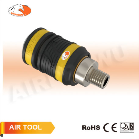 1/4" Male Safety Quick Coupler (Aro Type) 1/4" Male Safety Quick Coupler (Aro Type)