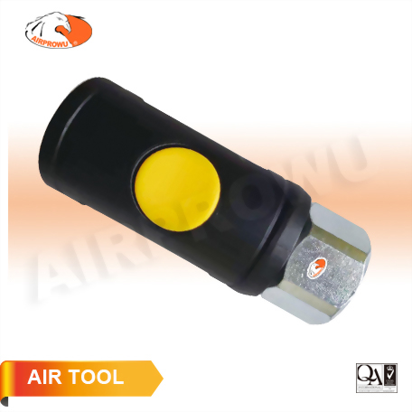 1/4" Female Push Botton Safety Coupler (Milton Type) 1/4" Female Push Botton Safety Coupler (Milton Type)