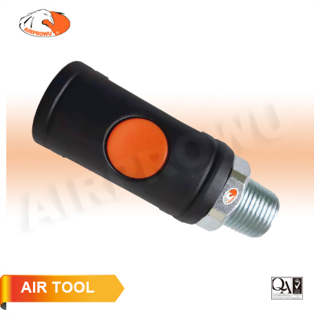 1/4" Male Push Botton Safety Coupler (Orion Type) 1/4" Male Push Botton Safety Coupler (Orion Type)