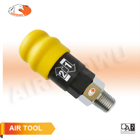1/4" Male 2-Step Safety Coupler (Milton Type) 1/4" Male 2-Step Safety Coupler (Milton Type)