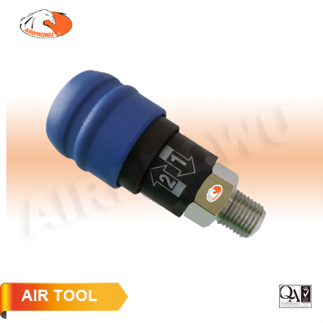 1/4" Male 2-Step Safety Coupler (Nitto Type) 1/4" Male 2-Step Safety Coupler (Nitto Type)