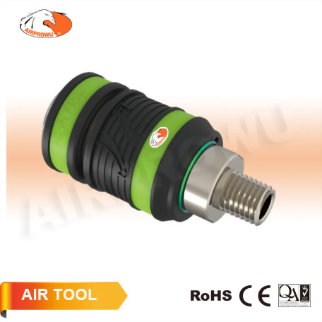 1/4" Male Safety Quick Coupler (Nitto Type) 1/4" Male Safety Quick Coupler (Nitto Type)