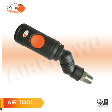 1/8" Male Push Button Flexible Swivel Air Coupler (Orion Type) 1/8" Male Push Button Flexible Swivel Air Coupler (Orion Type)