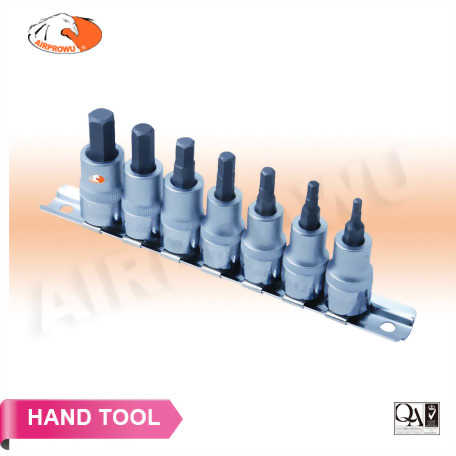 7PC 3/8"DR. Hex Bit Socket Set