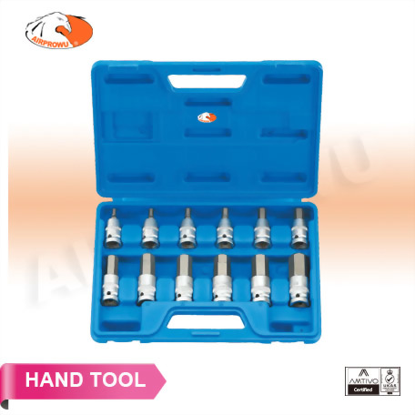 12PCS 1/2"DR. Hex Bit Socket Set 12PCS 1/2"DR. Hex Bit Socket Set