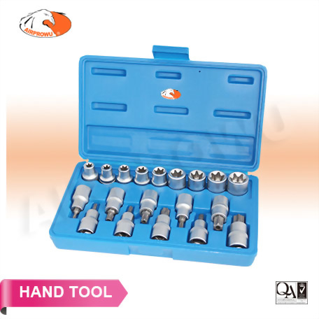 19PCS 1/2" Dr. Star-Socket Bit Set