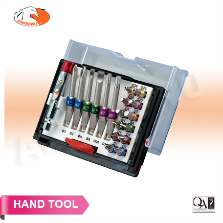 180° Tool Case Color BIT Set (19PCS)
