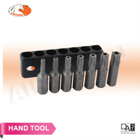 1/4" Hex Shank Torx Tamper-Proof Screwdriver Bit Set (7PCS)