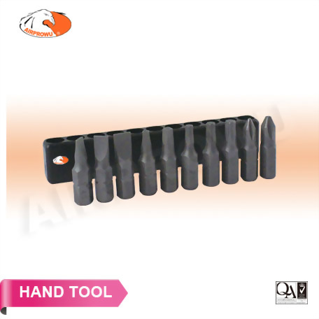 1/4" Hex Shank Screwdriver Bit Set (10PCS)