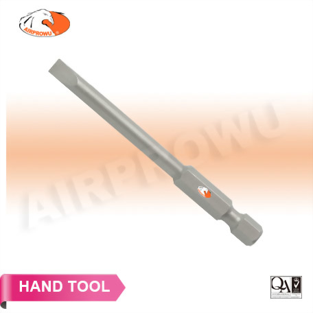 1/4" x 75mm Slotted Bits