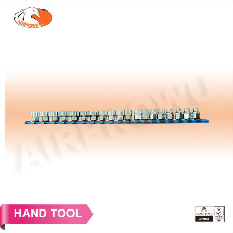 3/8" DR.  6PT. Socket Set (19PCS)