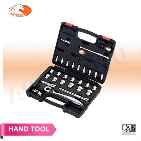 3/8" DR. 17H Insert-Snap Wrench & Super Short Socket Set (31PCS) 3/8" DR. 17H Insert-Snap Wrench & Super Short Socket Set (31PCS)