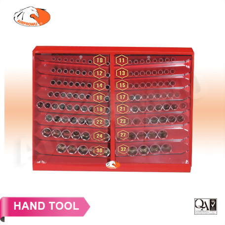 1/2" DR. 6PT  Hand Deep  Socket Set- CR-V (138 PCS) 1/2" DR. 6PT  Hand Deep  Socket Set- CR-V (138 PCS)