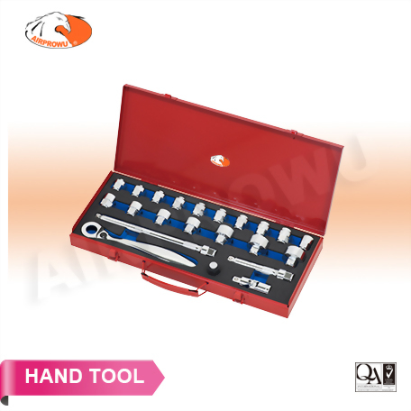 1/2" DR. 22H Insert-Snap Wrench & Super Short Socket Set (22PCS)