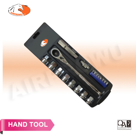 3/8" DR Pass Go-Thru Spline Socket Set (19PCS)