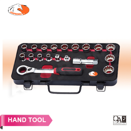 19mm Dr.19pcs Go-Through Multi plus socket wrench set