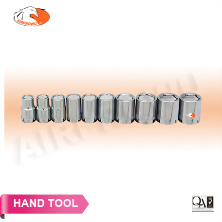 1/4" DR. Level Spring Loaded Magnetic Socket Set (10PCS)