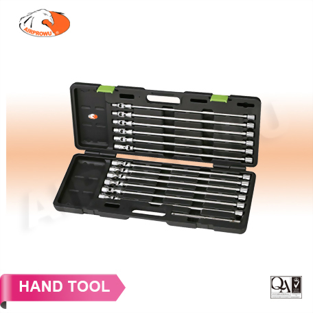 3/8" DR. Swivel Extension Socket Set (13PCS) 3/8" DR. Swivel Extension Socket Set (13PCS)