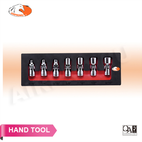 1/4" DR. Universal Joint Socket Set (7PCS) 1/4" DR. Universal Joint Socket Set (7PCS)