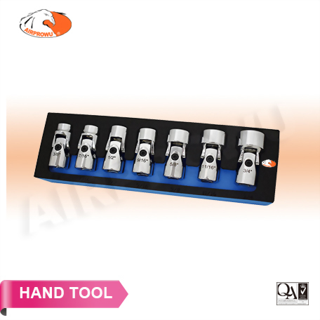 3/8" DR. Universal Joint Socket Set (7PCS) 3/8" DR. Universal Joint Socket Set (7PCS)