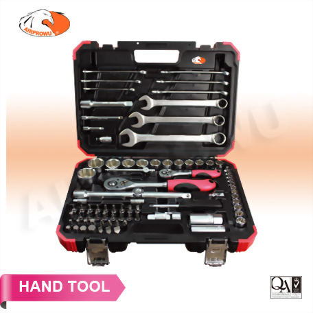 82PCS 1/4" & 1/2" DR. Tool Kit(Mat Finished) 82PCS 1/4" & 1/2" DR. Tool Kit(Mat Finished)