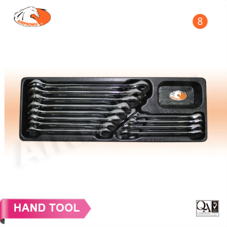 12PCS Flat Ratching Wrench Set