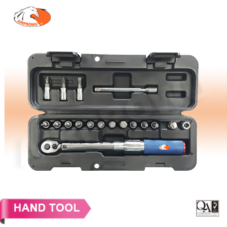1/4" Lock-Click Type Torque Wrench Set (18PCS) 1/4" Lock-Click Type Torque Wrench Set (18PCS)