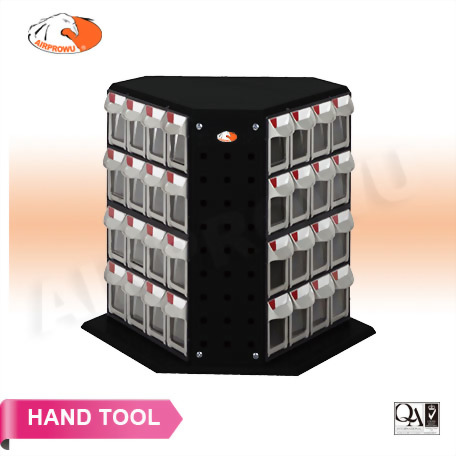 48 Drawers Rotating Frame Flip Out Bins