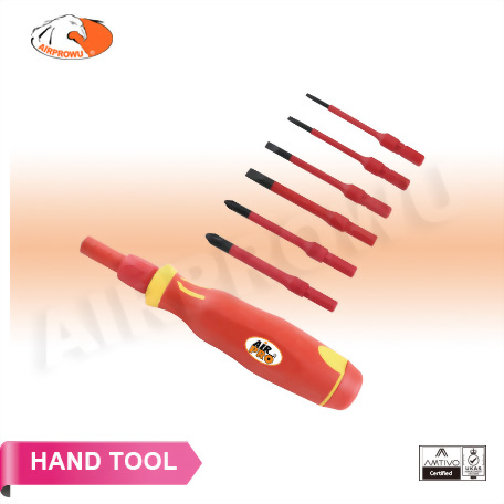 7PCS VDE Multi-Bits Screwdriver Set