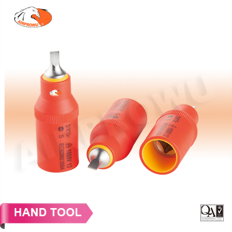 3/8" 1000V Insulated Slotted Bit Socket 3/8" 1000V Insulated Slotted Bit Socket