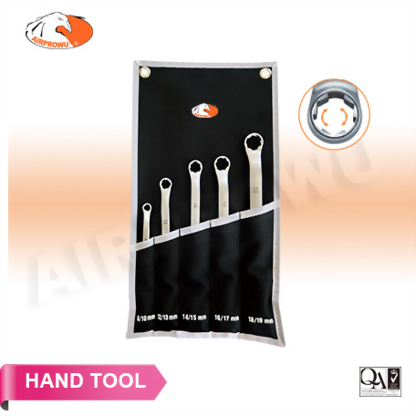 Anti-Shedding Double Ring 45° Wrench Set (5PCS) Anti-Shedding Double Ring 45° Wrench Set (5PCS)