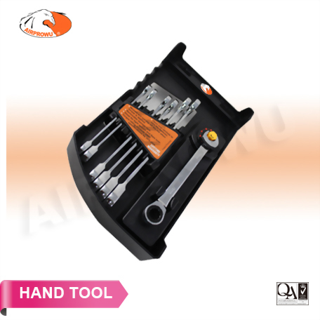 7PCS Open End & Box End Ratcheting Wrench