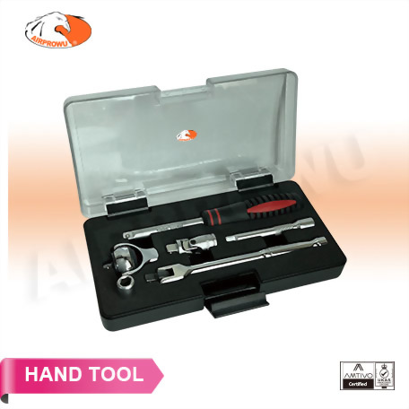 1/4" DR. Flexible Ratchet Insert Tool Set (6PCS)