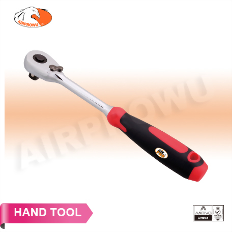 90T Quick Release Reversible Slim Ratchet Handle w/ 2 Tone Plastic Grip