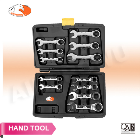 STUBBY RATCHET WRENCH SET -72T