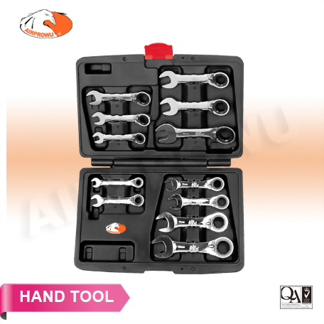 STUBBY RATCHET WRENCH SET -72T