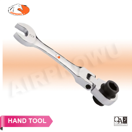 72T Stubby Flexible Ratchet Wrench-1/4”BIT