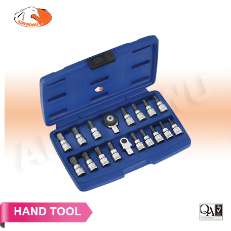 3/8" DR. Slim insert & Ratchet Insert Bit Socket Set (18PCS)