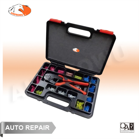 Heat Shrink Terminal & Closed End Connector w/ Crimper Set (168PCS)