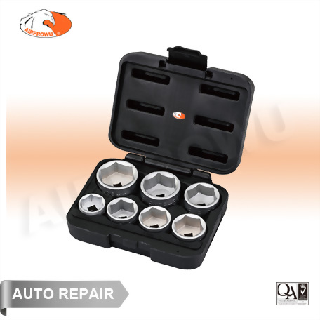 3/8" Hex Oil Filter Wrench Set (7PCS)