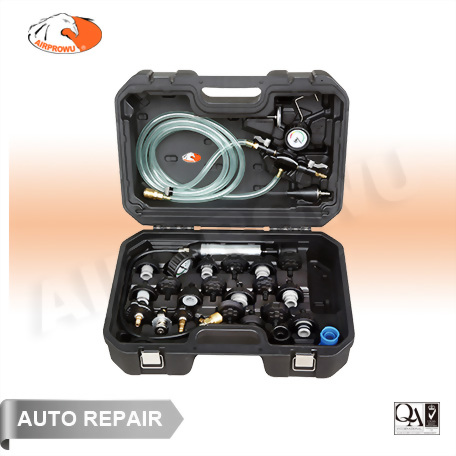 Cooling System Leakage Tester & Vacuum-Type Coolant Refiling Set (23PCS) Cooling System Leakage Tester & Vacuum-Type Coolant Refiling Set (23PCS)