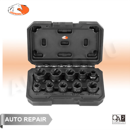 3/8" DR. SAE / Metric Deep Twist Extractor Set (10PCS) 3/8" DR. SAE / Metric Deep Twist Extractor Set (10PCS)