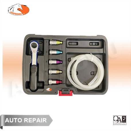 Replaceable Size Brake Bleeder Wrench w/ Check Valve Set