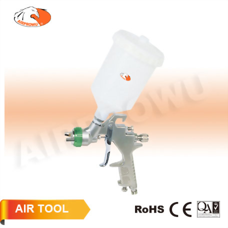 Water Base HVLP Gravity Feed Spray Gun w/0.6L Nylon Cup